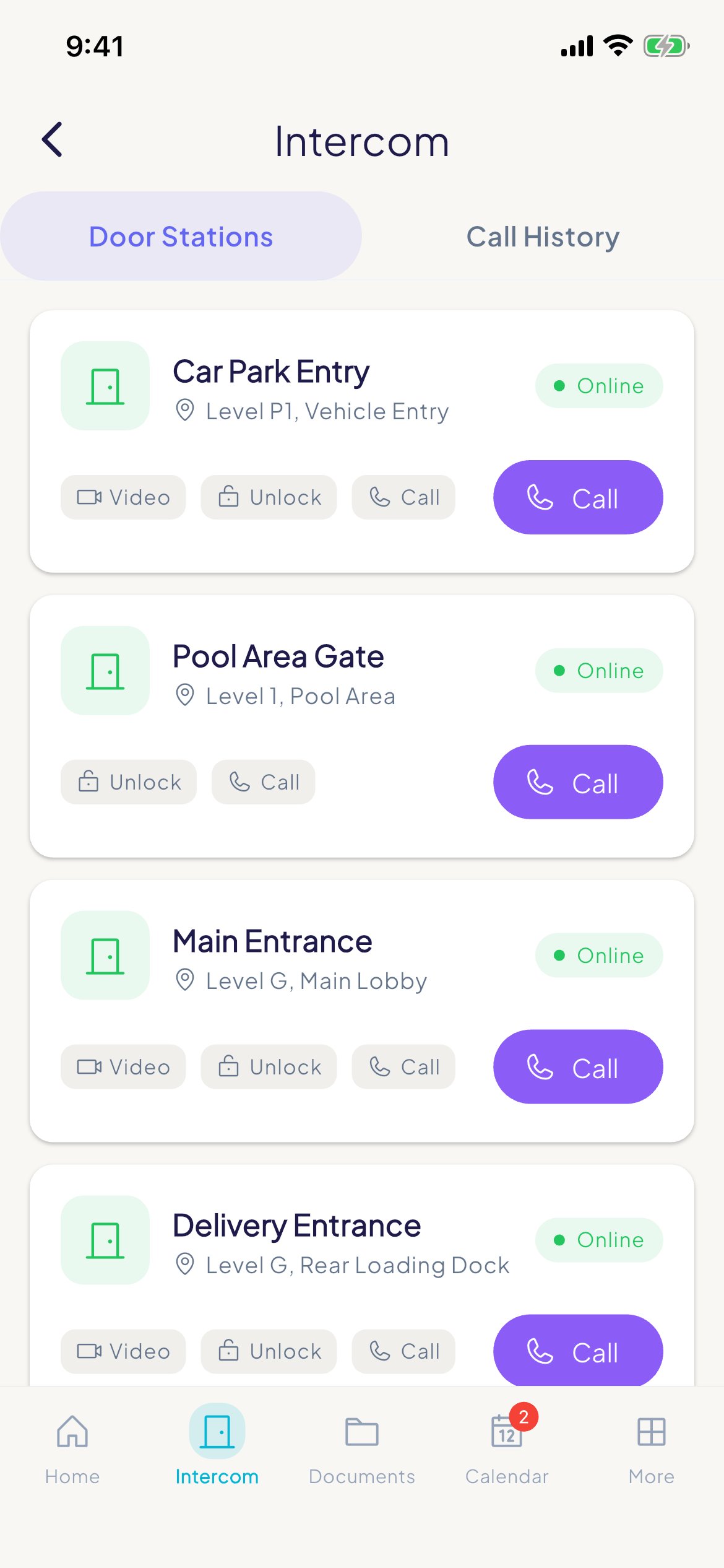 Mobile intercom and access control